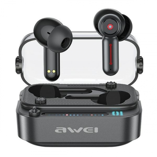 AWEI Bluetooth earphones 5.3 TWS T58 ANC black