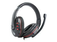 GEMBIRD GHS-402 Gembird Gaming Kõrvaklapid mikrofoniga with volume control, glossy black