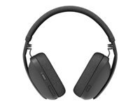 LOGITECH Zone Vibe Wireless Headset full size Bluetooth wireless USB-C via Bluetooth adapter graphite Certified for Microsoft Teams