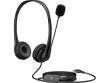 HP G2 - Headset - on-ear - wired - USB - shadow black 