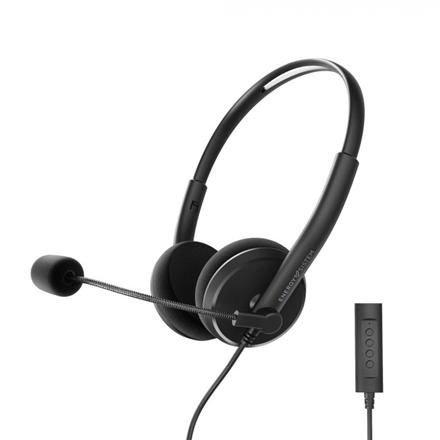 Energy Sistem Kõrvaklapid mikrofoniga Office 2+ Black, USB and 3.5 mm plug, volume control, retractable boom mic. | Energy Sistem | Wired Earphones | Kõrvaklapid mikrofoniga Office 2+ | Wired | On-Ear | Mikrofon | Black 452026