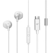 Energy Sistem Wired Earphones | EasyPods Type C | Built-in Mikrofon | USB-C | Snow