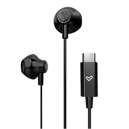 Energy Sistem Wired Earphones | EasyPods Type C | Built-in Microphone | USB-C | Space