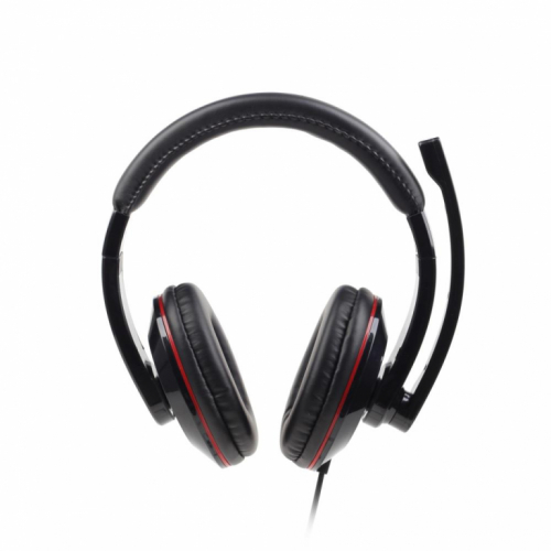 Headset STEREO USB BLACK/MHS-U-001 GEMBIRD