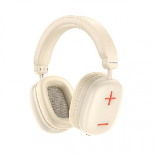 AWEI Bluetooth headphones AT6 off-white