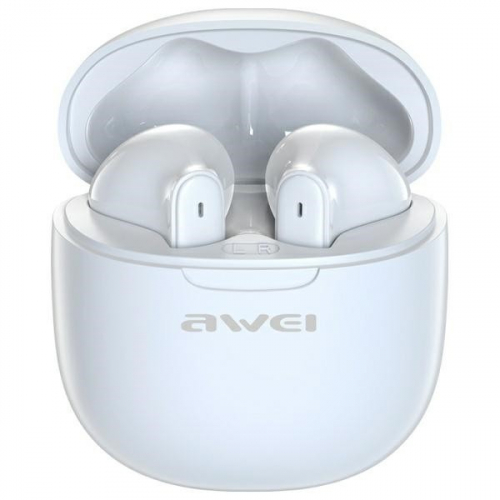 AWEI Bluetooth earphones 5.3 TWS ENC white