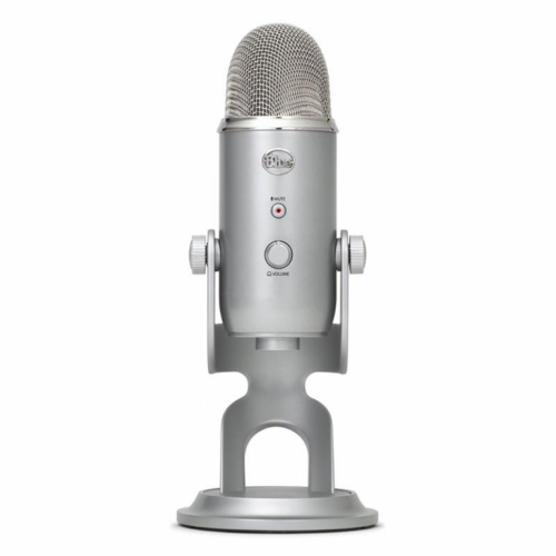 Blue Yeti, USB, hõbedane - Mikrofon / 988-000238