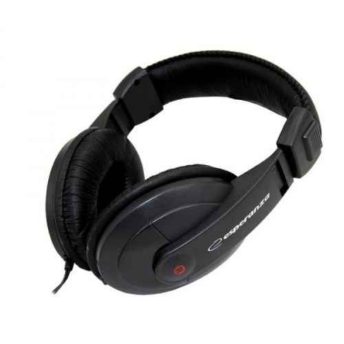 Esperanza EH120 headphones/Kõrvaklapid mikrofoniga Head-band Black