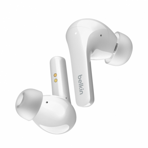 Belkin SOUNDFORM Flow Kõrvaklapid mikrofoniga Wireless In-ear Calls/Music USB Type-C Bluetooth White