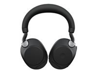 JABRA Evolve2 85 UC Stereo Kõrvaklapid mikrofoniga full size Bluetooth wireless wired active noise cancelling 3.5 mm jack noise isolating black