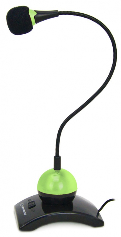 Esperanza DESKTOP Microphone WITH SWITH EH130G GREEN