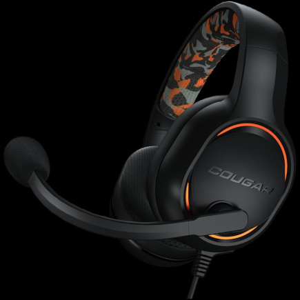 COUGAR DIVE Gaming Kõrvaklapid mikrofoniga, Black
