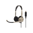 Koss | Headphones | CS100USB | Wired | On-Ear | Microphone | Noise canceling | Gold 194556