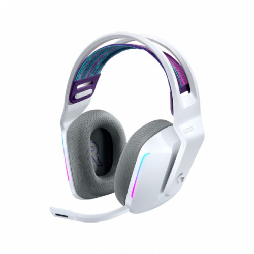 Logitech Lightspeed Gaming Kõrvaklapid mikrofoniga G733 white