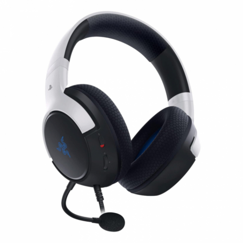 Razer Kaira X Gaming Kõrvaklapid mikrofoniga Wired, 3.5 mm jack, Playstation Licensed, Black/White/Blue