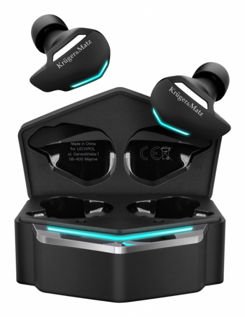 Krüger&Matz KMPG3 headphones/Kõrvaklapid mikrofoniga Wireless In-ear Gaming Bluetooth Black, Blue