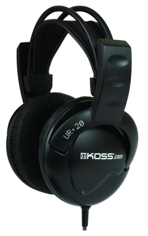 Koss | UR20 | Headphones DJ Style | Wired | On-Ear | Noise canceling | Black