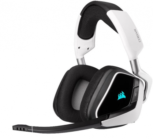 Corsair Void RGB Elite Wireless Kõrvaklapid mikrofoniga White