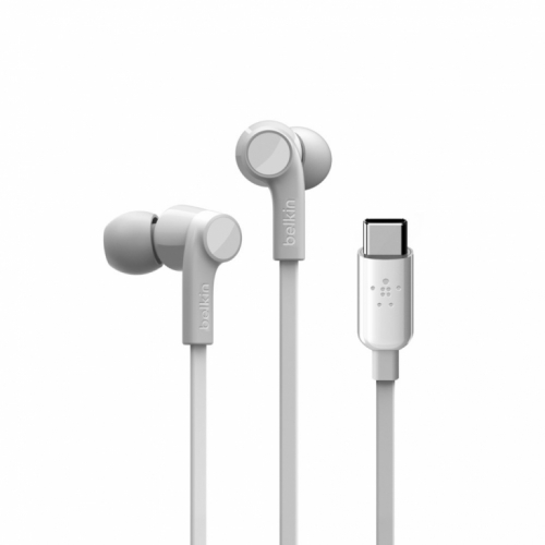 Belkin Headphones Rockstar USB-C Connector White