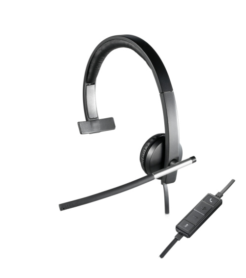 Logitech USB Mono Kõrvaklapid mikrofoniga H650e (981-000514)