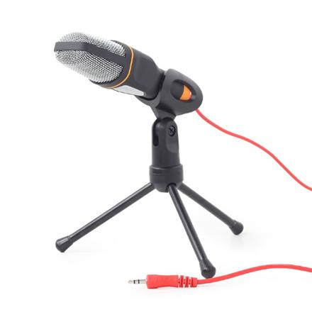 Gembird | Desktop Microphone with a tripod | MIC-D-03 | Built-in Microphone | 3.5 mm | Black