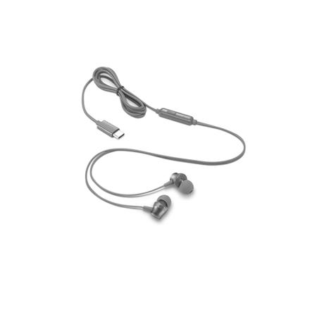 Lenovo | 300 USB-C In-Ear Headphone | GXD1J77353 | Built-in Microphone | Wired | Grey