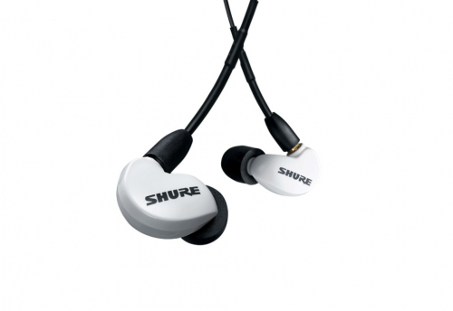 Shure AONIC 215 - in-ear headphones with single transducer and 3.5mm cable (white)