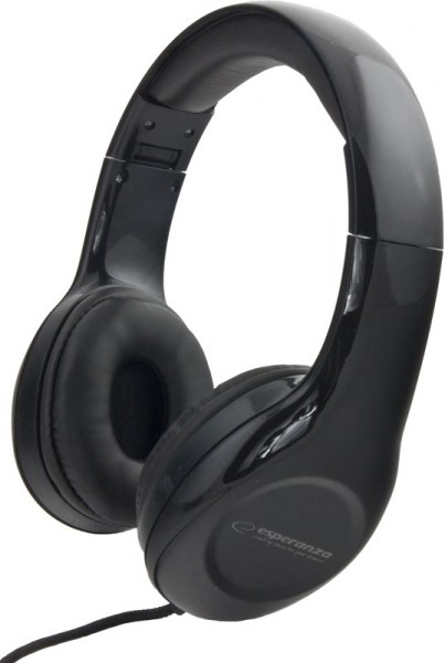 Esperanza EH138K headphones/Kõrvaklapid mikrofoniga Head-band Black