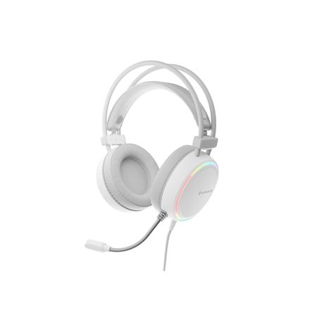 Genesis | On-Ear Gaming Headset | Neon 613 | Built-in Microphone | 3.5 mm, USB Type-A | White