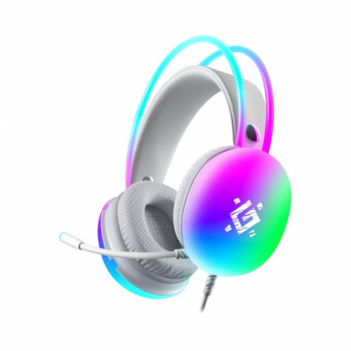 Defender IGNIS Backlit Gaming USB RGB Headphones with Microphone White + GAME