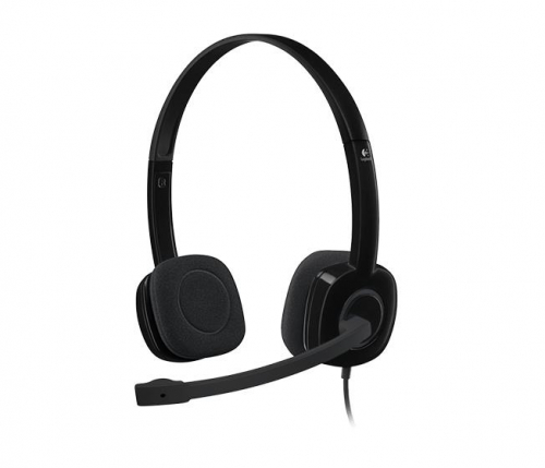 Kõrvaklapid mikrofoniga STEREO H151/BLACK 981-000589 LOGITECH