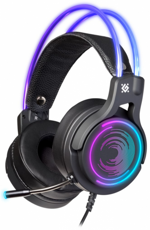 Defender COSMO PRO 7.1 VIRTUAL SOUND Backlit Gaming USB RGB + GAMING Headphones with Microphone