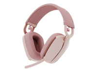 LOGITECH Zone Vibe 100 Headset full size Bluetooth wireless rose