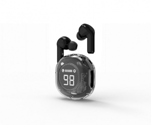 Kõrvaklapid mikrofoniga BLUETOOTH/BLACK TWST-01-BK GEMBIRD