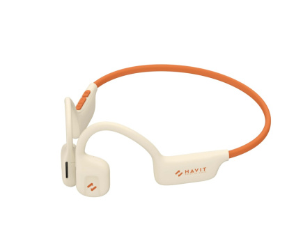 Havit E510BT Freego1 Air – Open Ear Air Conduction Headphones, beige