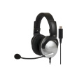 Koss | Gaming headphones | SB45 USB | Wired | On-Ear | Mikrofon | Noise canceling | Silver/Black 195752