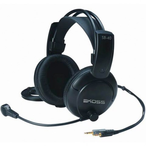 Koss SB40 headphones/Headset Wired Head-band Calls/Music Black