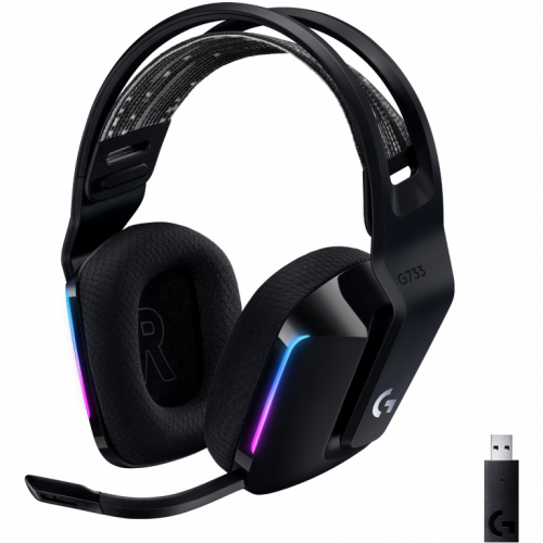 Logitech Gaming Kõrvaklapid mikrofoniga Lightspeed G733 Black