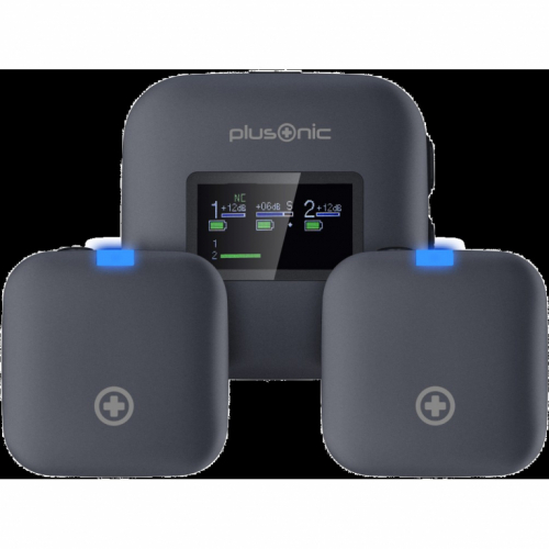 Plusonic Wireless Mikrofone Kit PS-TDS8 USB Type C/Lightning/3,5mm Klinke WiFi-Micro *ALLTRAVEL*