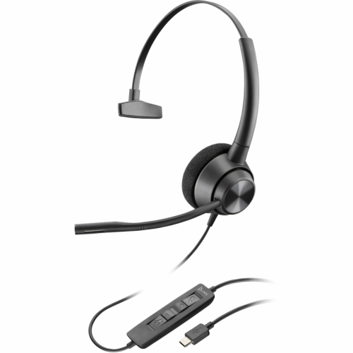 HP Poly Kõrvaklapid mikrofoniga EncorePro 310 monaural USB-C