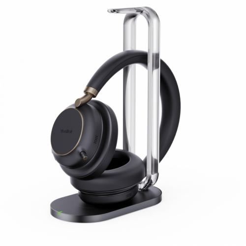 Yealink Bluetooth Kõrvaklapid mikrofoniga BH76 Plus with Charging Stand Teams Black USB-C/A