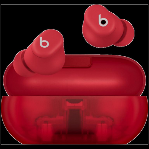 Beats Solo Buds - True Wireless Earbuds - Transparent Red,Model A3151 A3150 A3152