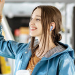 AWEI Bluetooth headphones 5.3 T85 ENC TWS blue