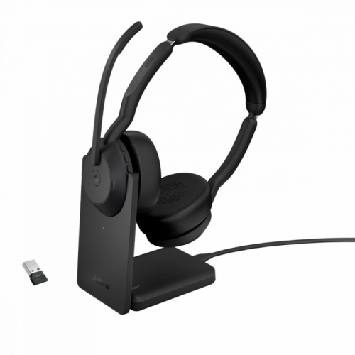 Jabra Headphones Evolve2 55 Link380a MS Stereo Stand