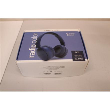 Renew. Energy Sistem Radio Color Wireless Headphones with FM radio, Indigo | Energy Sistem | DAMAGED PACKAGING, SCRATCHES ON SIDES 457700SO