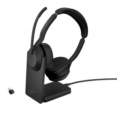 Jabra 25599-999-889 Kõrvaklapid mikrofoniga/Wireless Headband Office/Call Center Bluetooth Charging cradle Black