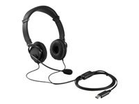 KENSINGTON HiFi USB Headphones with Mic and Volume Control Buttons