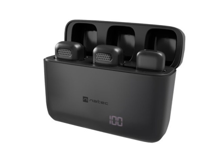 Natec Mobile Microphone HOPPER lavalier wireless lightning 964162