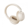 Baseus Bass 35 Max Headphones Wired & Wireless Head-band Music USB Type-C Bluetooth Beige