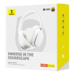 Baseus Bowie H1 Pro Headset Wireless Head-band Music USB Type-C Bluetooth White